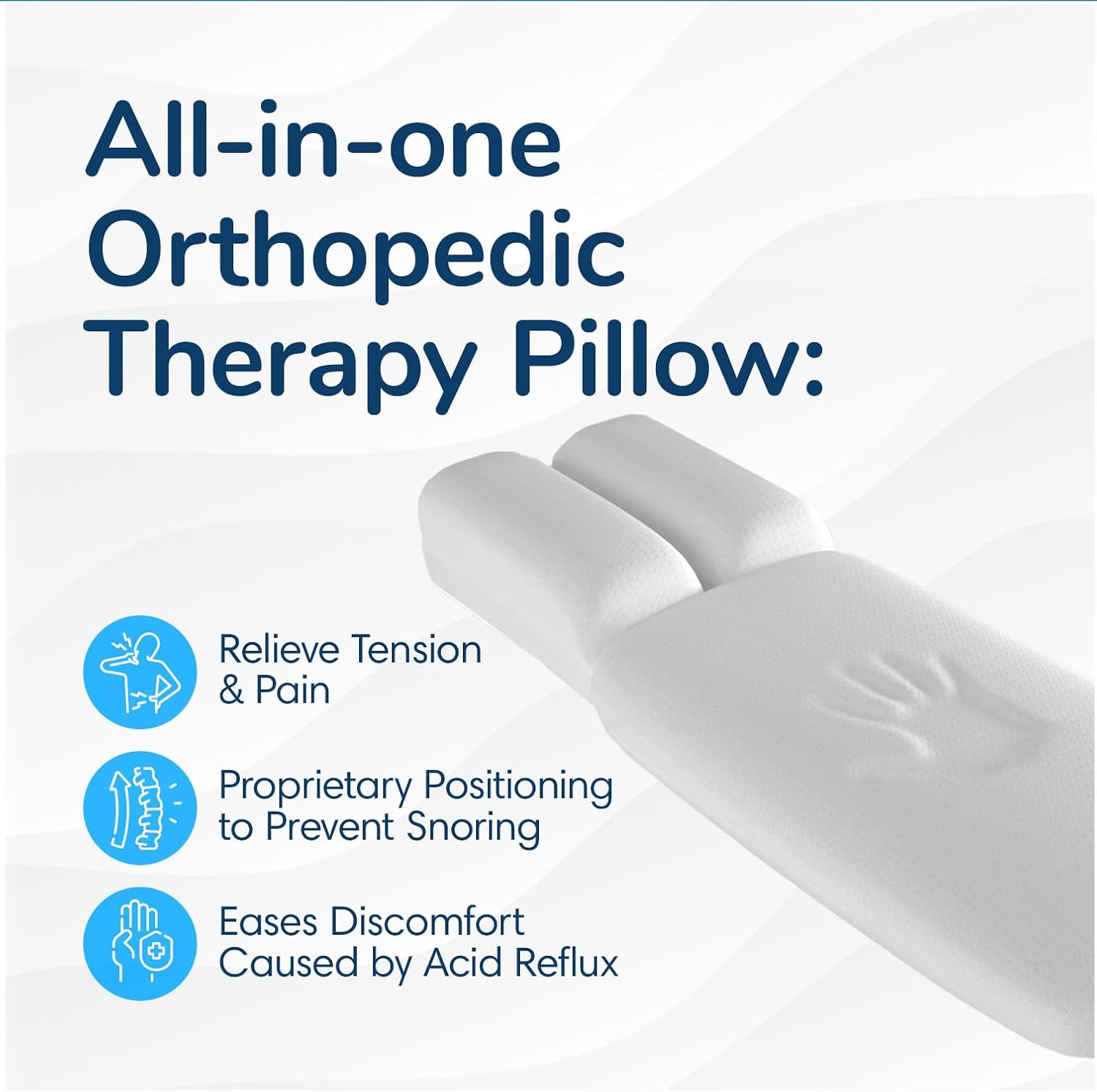 The DaVinci Orthopedic Pillow® for Neck, Back & Shoulder Pain